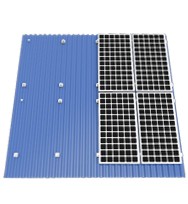 梯形彩钢瓦屋顶